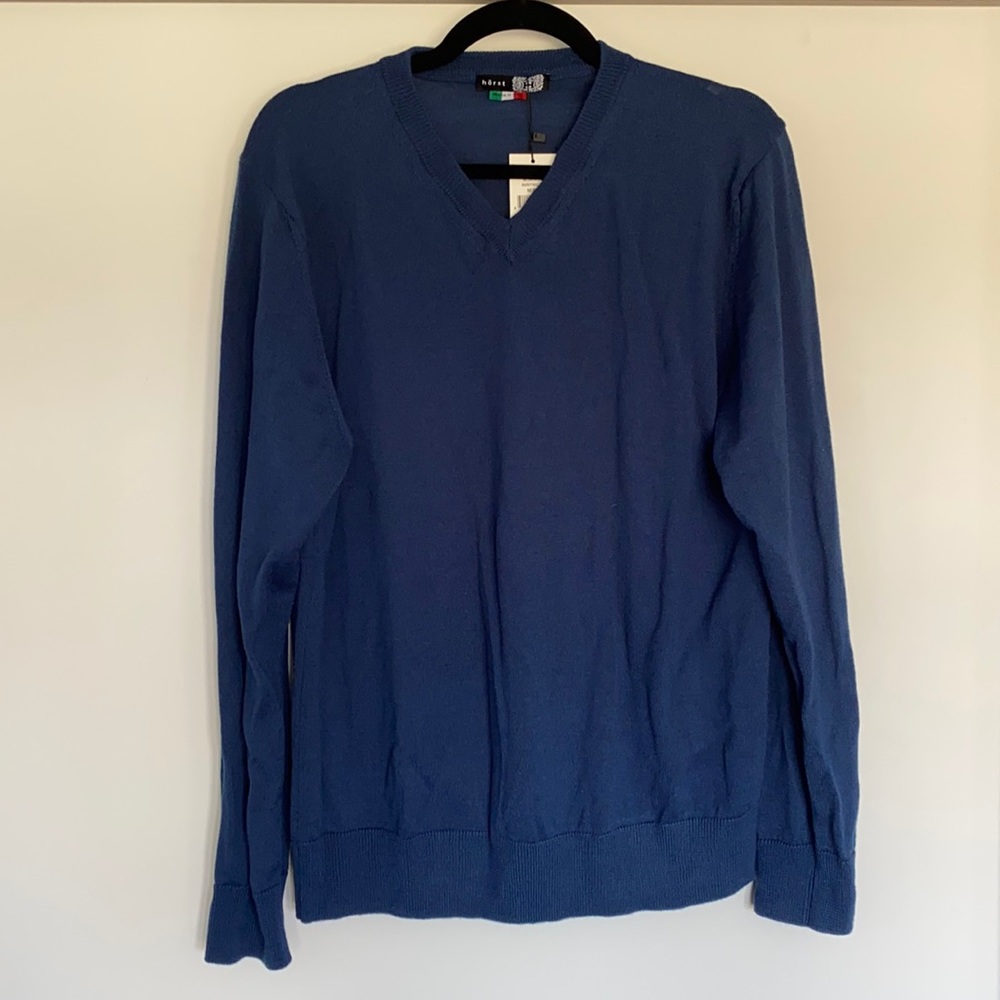 Knit V Neck Sweater Size M NWT
